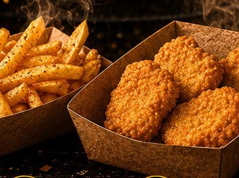Børne VM Menu — pommes frites og kartoffelnuggets